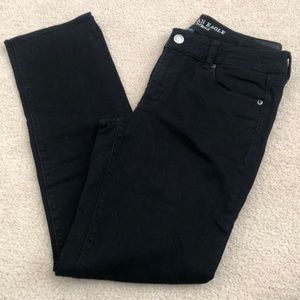 American Eagle Straight Leg Denim - Pitch Black - Size 10